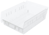 Shelf Bin, 11.62 X 8.38 X 4, Clear; Bin Colour Akro-Mils - 90W1233 - Newark, An Avnet Company