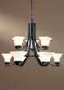 Mid. Chandeliers-Glass Up - 214638 - Light Center (The)