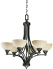 620-6-95 Mid. Chandeliers-Glass Up - 741290 - Capital Lighting, Inc.