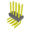 Headers, Male Pins - 612-MTSW-104-22-G-D-330-RA-ND - DigiKey