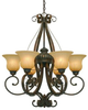 7116-6 LC Mid. Chandeliers-Glass Up - 781956 - Capital Lighting, Inc.