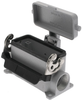 Standard, Rectangular Base with cover, Single Latch, Surface mount, size 77.27, Side PG21 cable entry - CHP-16LS - Mencom Corporation