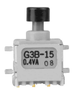 Pushbutton Switches -- 2300-G3B15AH-R-XA - Image