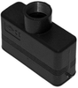 Aggressive, Rectangular Hood, size 66.16, 2 Pegs, Top PG16 cable entry -- CZVW-25L - Image