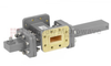 20 dB WR-90 Waveguide Crossguide Coupler with CPR-90G Flange and SMA Female Coupled Port from 8.2 GHz to 12.4 GHz in Bronze - FMWCT1072 - Fairview Microwave Inc.