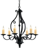 Light Single Tier Chandelier - F2275/6AF - Murray Feiss Lighting