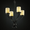 POR-8780-10-SAWT-MBLK Mid. Chandeliers-Glass Up - 670691 - Capital Lighting, Inc.