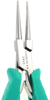 Excelta Two Star Stainless Steel Smooth Round Straight Round Gripping Pliers 2843 - 5 3/4 in Length - Foam Cushion Grip - EXCELTA 2843 - R. S. Hughes Company, Inc.