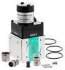 WR-102 Waveguide Electromechanical Relay Latching Switch SPDT/DPDT 11 GHz Max Freq., 6,000 Watts UG Cover, 28V, Self Cut Off, Set Indicators - FMWGS6036 - Fairview Microwave Inc.