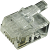 Cat5 Rj12 Modular Plug, 6 Position, 1 Port; Modular Connector Type Multicomp - 14N8140 - Newark, An Avnet Company