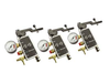 Leveling Valve Set, 3 IPV-S1 Valves, Pressure Gauge, Medium Gain -- IPV-S1-KT