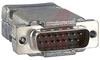 connector,d-sub kit,15 contact crimp plug w/contacts and shielded metal hood - 70172316 - Allied Electronics, Inc.