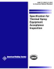 SPECIFICATION FOR THERMAL SPRAY EQUIPMENT ACCEPTANCE INSPECTION (HISTORICAL) -- C2.21M/C2.21:2003