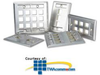 Leviton QuickPort Stainless Steel Wallplate with.. - 43080-1L1 - TelephoneStuff.com
