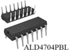 Quad Rail-to-Rail FET Input Operational Amplifier - ALD4704PBL - Advanced Linear Devices, Inc.