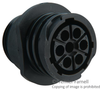 Circular Connector Housing, Cpc Series 1, Receptacle, 7, Socket, Panel Mount, 13-7 Rohs Compliant Amp - Te Connectivity - 46Y9254 - Newark, An Avnet Company