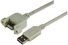 Computer Cable, Usb, 0.5M, Gray; Connector A L-Com - 09P2408 - Newark, An Avnet Company