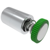 DZUS® Tech Line, Press-in, 8.3 mm Fastened Stud Projection, 0.9mm Min. Outer Panel, No Recess, Green Knob, Bulk Packaged - D9-52-1301-K014 - Southco