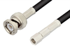SMC Plug to BNC Male Cable 36 Inch Length Using RG223 Coax, RoHS - PE3238LF-36 - Pasternack