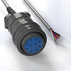 MS, 10 pin, 9 wire, 3M, line driver cable assembly - Image