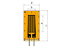 Strain gauge 10/350 LD20 - 1-LD20-10/350 - Hottinger Bruel and Kjaer UK Ltd.