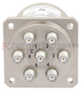 SP6T NO DC to 22 GHz Electro-Mechanical Relay Switch, 20W, 28V, SMA - FMSW6131 - Fairview Microwave Inc.