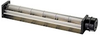 JGC-060A Series 27.6 Inch (in) Length C and 28 Watt (W) Input Power Alternating Current (AC) Cross Flow Fan - JGC-06060A1223-3B23 - Pelonis Technologies, Inc.