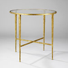 Round Gilded Side Table - FTA46 - Vaughan Designs, Inc.