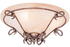 Light Kit - Cappuccino Faux Alabaster - Flor - MC16FB - Monte Carlo Fan Company