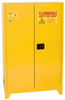 Eagle 60 gal Yellow Hazardous Material Storage Cabinet - 43 in Width - 69 in Height - 048441-00365 - 048441-00365 - R. S. Hughes Company, Inc.