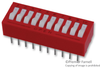 Switch, Dip, 10 Position, Spst, Raised Rocker; No. Of Circuits Grayhill - 33K2699 - Newark, An Avnet Company