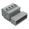 Male connector/plug - 231-604 - WAGO