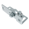 Rotary Push-to-Close, Medium Size, Single Stage, Tool Actuated with 6 mm Slotted Hex Head with Flange, Steel, Zinc Plate-Bright chromate, Bright -- R4-15-10-270-10