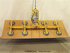 Electric Powered Eight Pad Vacuum Lifter with Powered Tilt - ET200M8-110-4/44FP - ANVER Corporation