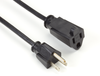 10-in. Power Cord NEMA 5-15P to NEMA 5-15R -- EPXR17 - Image
