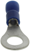 Terminal, Ring Tongue, 1/4In, Crimp Blue; Stud Size - Metric Hoffman Products - 84F283 - Newark, An Avnet Company
