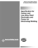 SPECIFICATION FOR CARBON AND LOW-ALLOY STEEL ELECTRODES AND FLUXES FOR ELECTROSLAG WELDING (HISTORICAL) - A5.25/A5.25M:1997(R2003) - American Welding Society (AWS)