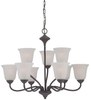 190039763 Mid. Chandeliers-Glass Up - 399117 - Capital Lighting, Inc.