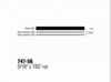 3M Scotchcal 74756 Black / Silver Metallic Striping Automotive Tape - 5/16 in Width x 150 ft Length - 2 mil Thick - 051141-74756 - R. S. Hughes Company, Inc.