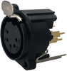 Xlr Connector, Jack, 5Pos, Pcb; No. Of Contacts Io Audio Technologies - 92AH3683 - Newark, An Avnet Company
