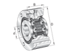 Axial Angular Contact Ball Bearings - ZKLF40100-2RS-XL - Pacific International Bearing, Inc.