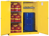 Justrite Sure-Grip EX 110 gal Yellow Hazardous Material Storage Cabinet - 59 in Width - 65 in Height - 697841-11514 - 697841-11514 - R. S. Hughes Company, Inc.