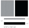3M Scotchcal 74615 Black / Silver Metallic Striping Automotive Tape - 5/16 in Width x 150 ft Length - 2 mil Thick - 051141-74615 - R. S. Hughes Company, Inc.