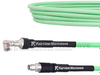 Low Loss Test Low Profile SMA Male (Plug) to RA Low Profile SMA Male (Plug) Cable LL335i Coax Up To 18 GHz, 1.4 VSWR in 48 Inch and RoHS - FMCA1296-48 - Fairview Microwave Inc.