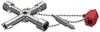 Control cabinet key Weidmüller Cross-Key Universal - 9918130000 - Automation24, Inc.