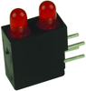 Optoelectronics - LEDs - Circuit Board Indicators, Arrays, Light Bars, Bar Graphs - 1238193-SSF-LXH2103LIID/4 - Win Source Electronics