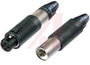 connector, XLR, 3 pole, unisex, Selectable gender, convertCON - 70088418 - Allied Electronics, Inc.