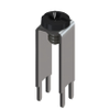 Horizontal Screw Terminal w/Black Screw-Assembled - 7699-3 - Keystone Electronics Corp.