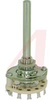 Switch, Rotary, D4C SERIES, 2 POLES, 02-06 PositionS, 1 SECTION - 70152442 - Allied Electronics, Inc.