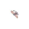 Compression Latch, Self-Adjusting, Hex Recess, Rivet / Screw Installation, Serrated Spring, Steel, Copper plated -- 57-40-812-50
